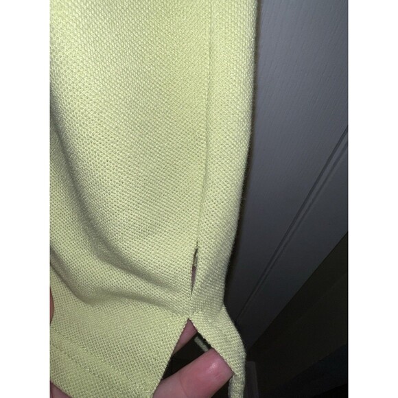 LACOSTE Polo Shirt Mens M Sz 5 Made in France Golf 100% Cotton Green Preppy READ - Picture 7 of 12
